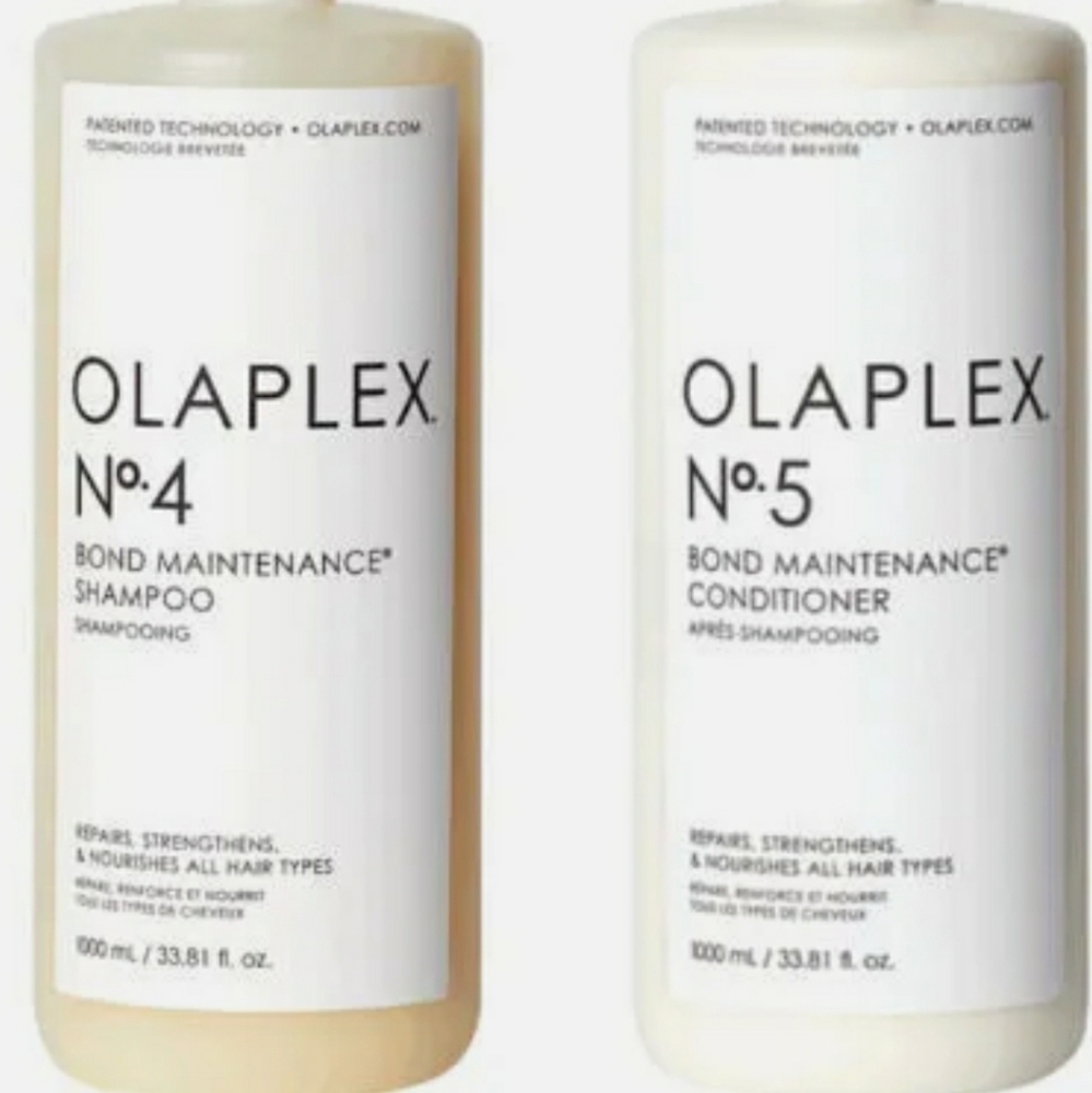 Olaplex No. 4 and No. 5.